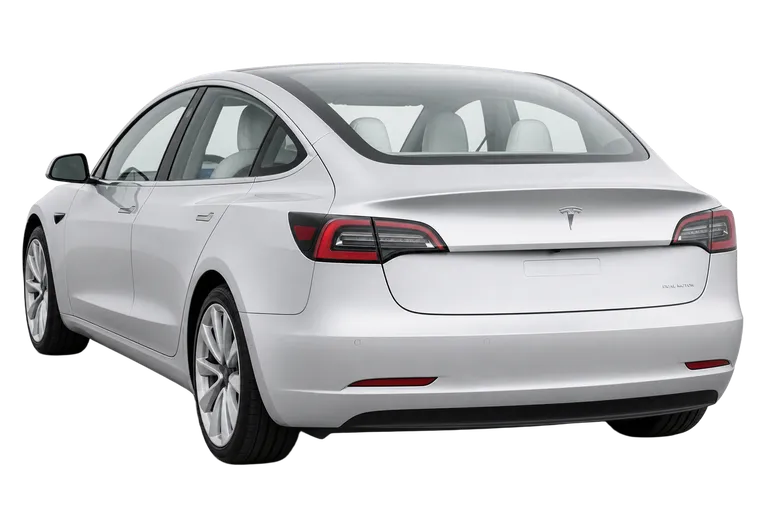 Sedan rear view used to preview back window tint