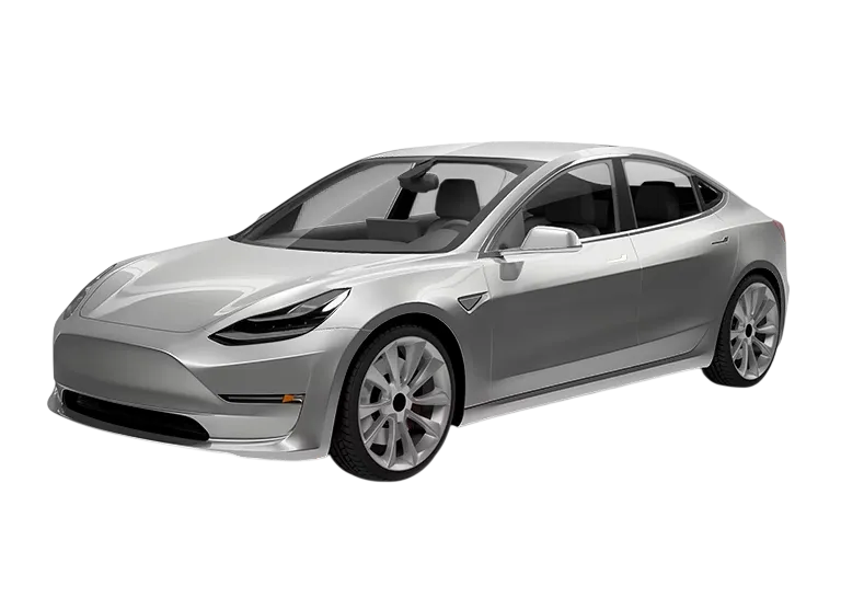Sedan side view used to preview tint shades